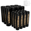 Tenergy Premium PRO Rechargeable AA and AAA Batteries Combo, High Capacity Low Self-Discharge 2800mah AA and 1100mAh NiMH AAA Battery, 24 Pack, 12 AA and 12 AAA
