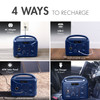 Tenergy Portable Power Station, 300Wh Battery, 110V/200W (Surge 400W) Two Pure Sine Wave AC outputs, USB type C PD 45W, Solar Ready Mobile Power for Outdoors Camping Vans RV Hunting Emergency Backup, Navy Blue