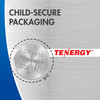 Tenergy CR2450 battery in child-secure packaging to prevent accidental ingestion by young children.
