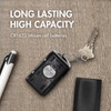 High capacity CR1632 coin cells used in a car key fob for convenient remote keyless entry replacement.