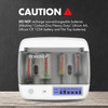 Tenergy charger warning graphic explaining battery chemistry restrictions to ensure proper hardware maintenance.