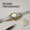 CR1620 battery provides reliable performance for a digital wristwatch and other precision electronics.