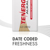 Date-coded 6LR61 batteries offer guaranteed freshness for long-term storage in residential smoke detectors.