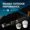 Versatile LR44 cells with wide temperature ranges ensure consistent performance in outdoor LED flashlights.