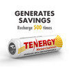 Tenergy NiCd battery cells recharge 500 times to generate significant savings for frequent users of battery-powered devices.