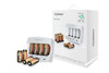 Retail packaging for the 8-count Tenergy rechargeable battery kit compatible with Arlo systems.