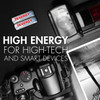 Tenergy Premium rechargeable AA batteries offer high energy output for professional photographers using high-tech smart devices.