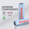 Combo: TN160 12-Bay AA/AAA NiMH/NiCd LCD Charger + 12 pcs Tenergy AA 2500mAh NiMH Rechargeable Batteries