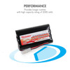 High capacity 9.6V 2000mAh battery pack provides longer runtime for competitive remote control car racing.