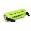 Tenergy Li-ion 18500 Cylindrical 3.7V 1400mAh Flat Top Rechargeable Battery With Tabs