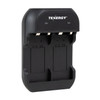 The Tenergy TN141 dual-slot 9V battery charger featuring a lightweight design for household owners maintaining various small appliances.