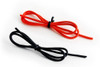 24 AWG PVC Wires 1 Foot (Black and Red Available)
