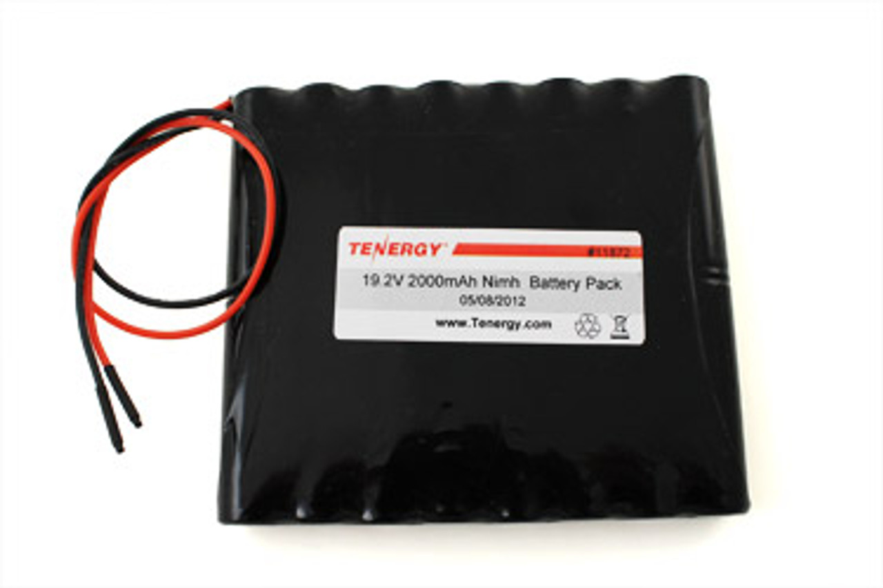 AT: Tenergy 19.2V 2000mAh NiMH Rechargeable Battery Pack (16S1P, 38.4Wh, 6A Rate)