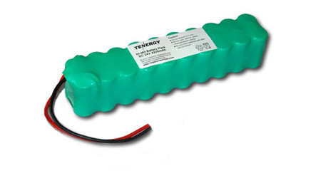 Tenergy 24V 4200mAh NiMH Battery Pack, 20S1P, 100.8Wh, 30A Rate. Custom NTC, PTC, connectors, or configs available.