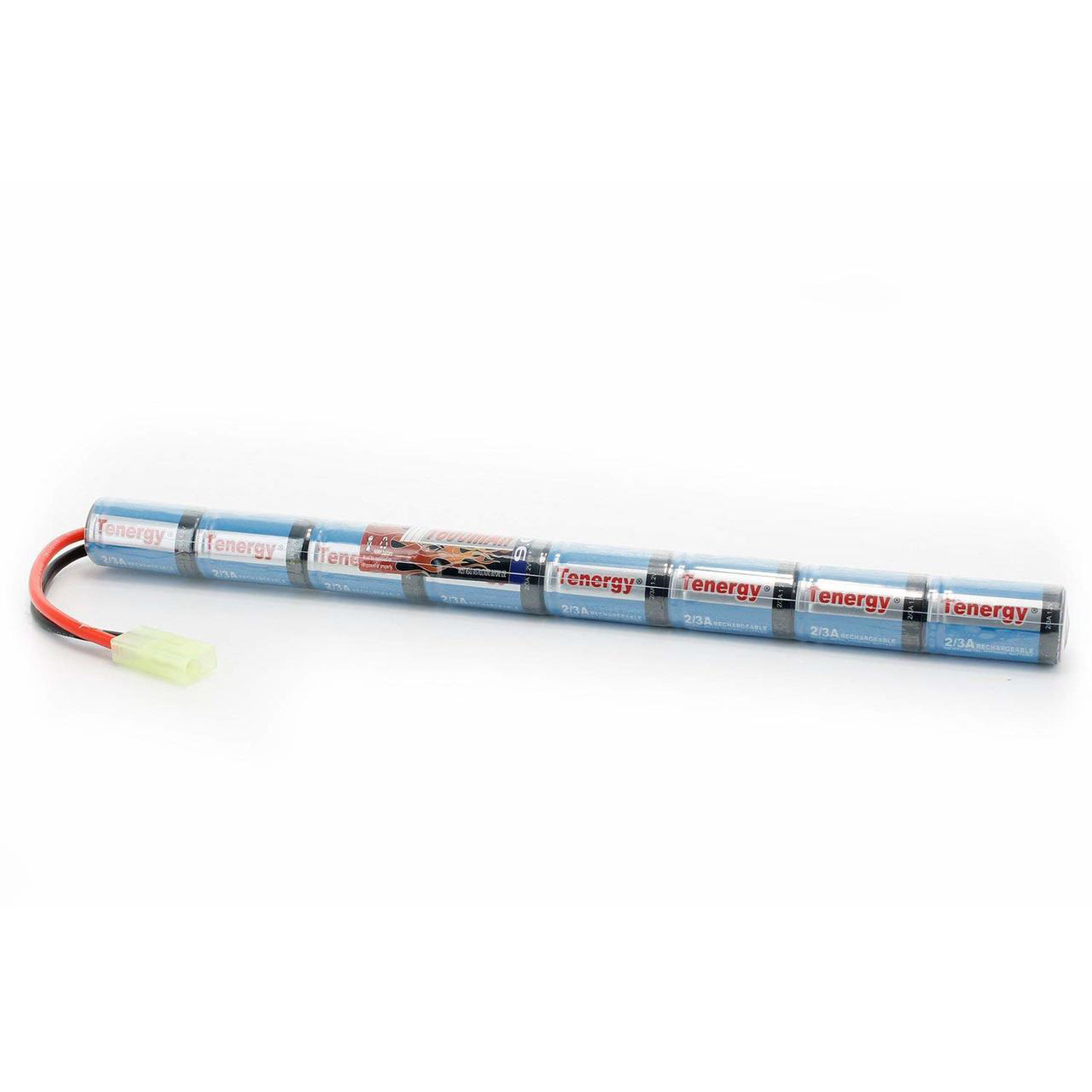 Tenergy Airsoft NiMH 9.6V 1600mAh Stick  Battery Pack w/ Mini Tamiya Connector