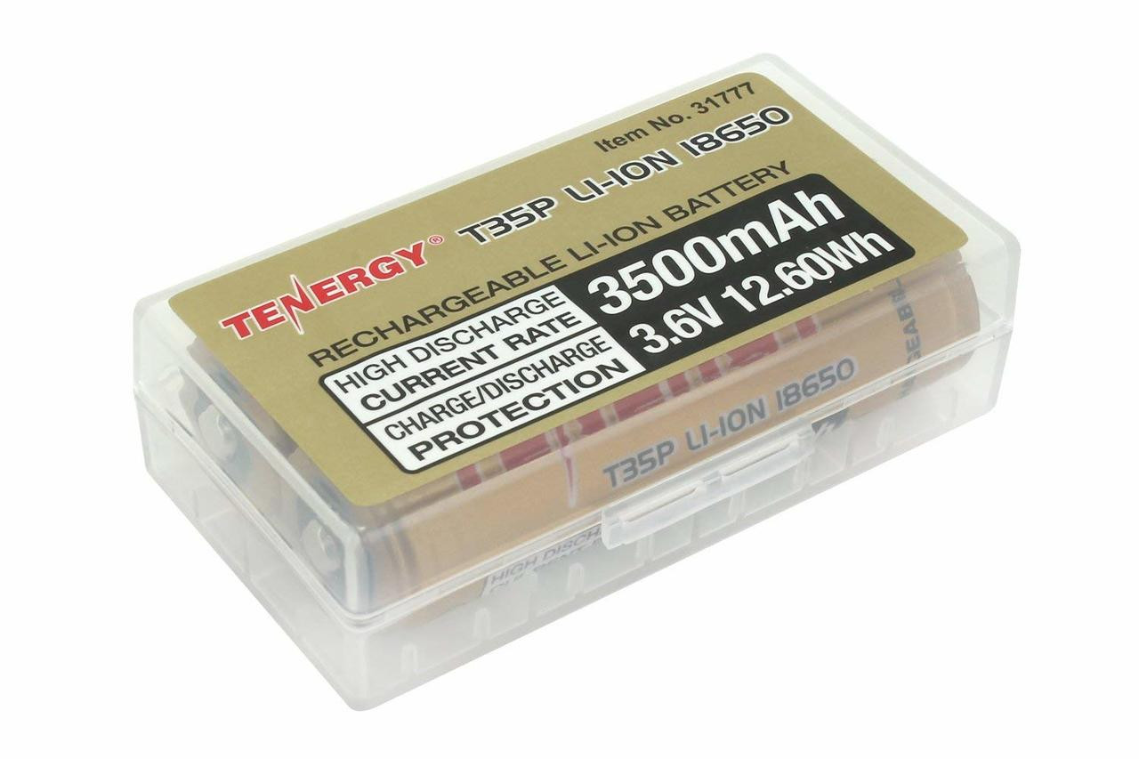 Tenergy T35P 3.6V 3500mAh Li-ion Rechargeable Batteries, 2pk - Tenergy