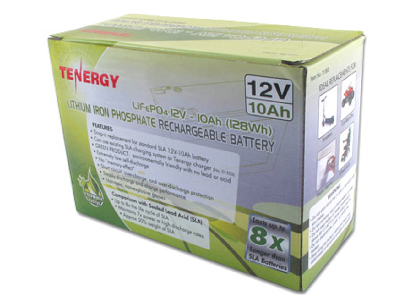 Tenergy 12.8V 10Ah LiFePO4 Rechargeable Battery (DGR-A)