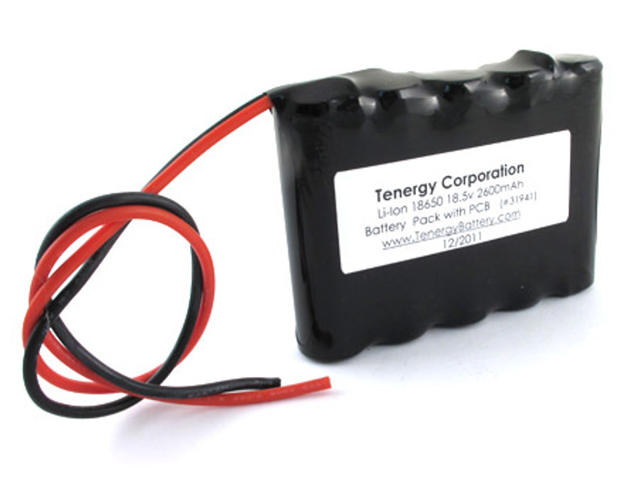AT: Tenergy Li-Ion 18.0V 2600mAh Rechargeable Battery Pack w/ PCB (5S1P, 48.10Wh, 2.6A Rate)