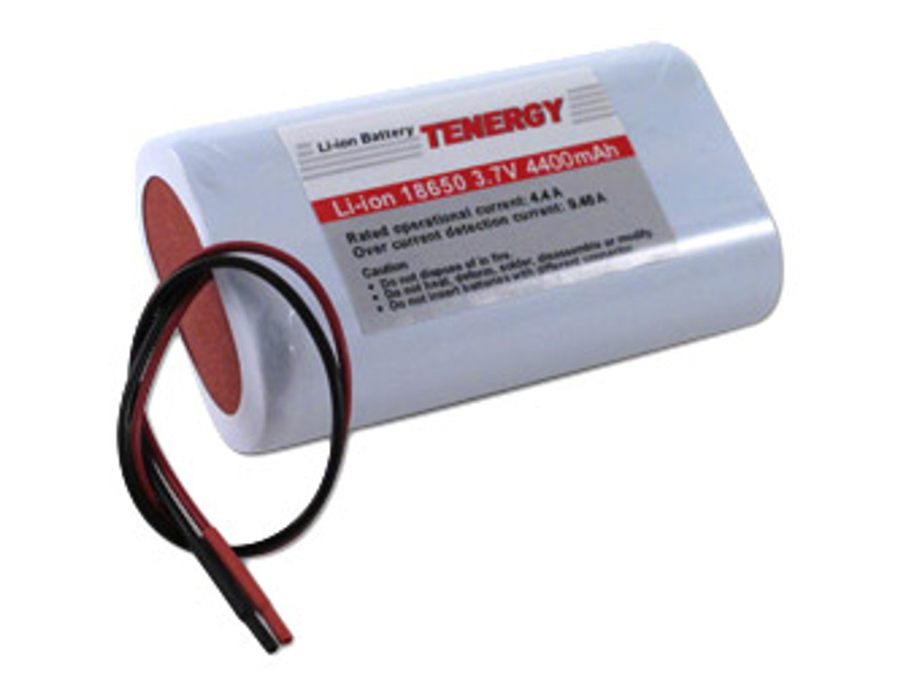 AT: Tenergy Li-Ion 3.7V 4400mAh Rechargeable Battery w/ PCB (1S2P, 16.28Wh, 4A Rate)