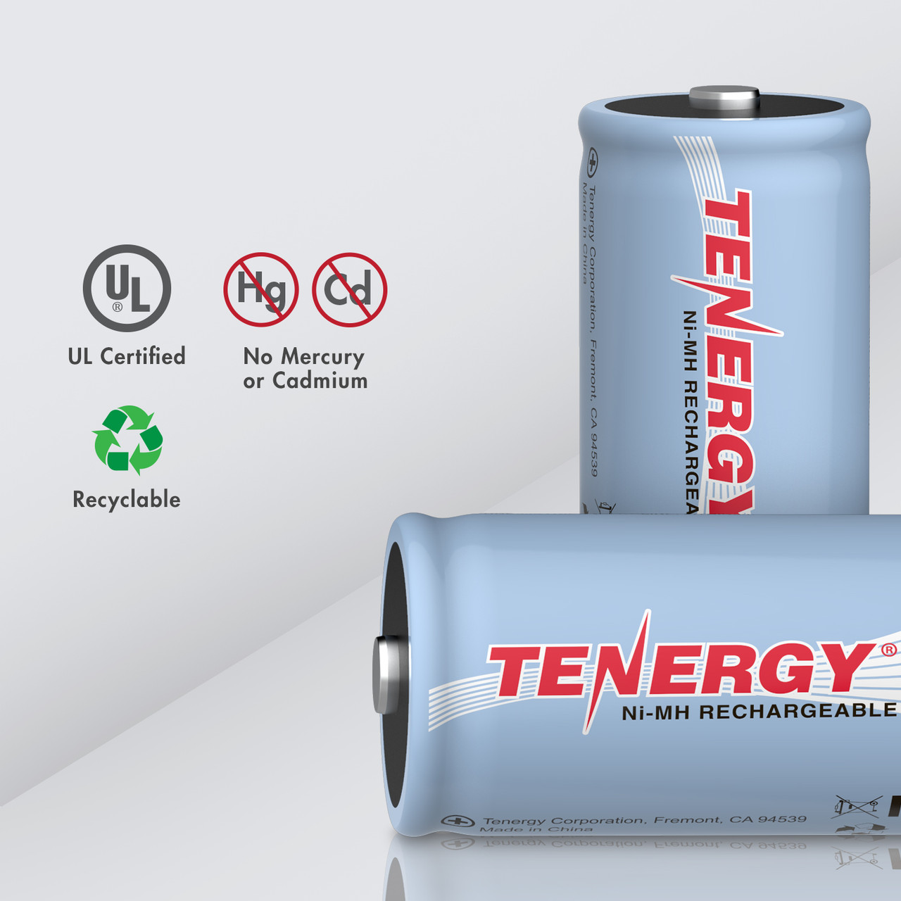 UL certified rechargeable batteries with no mercury or cadmium offer an eco-friendly power solution for green-conscious consumers.