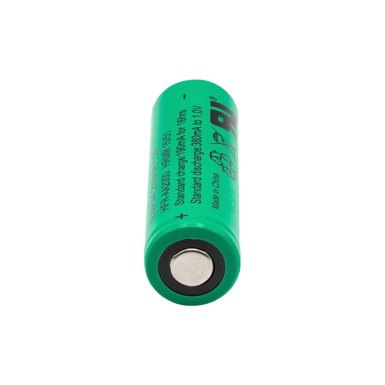 1.2V Ni-MH AA battery highlighting the specs for professionals performing sustainable battery cell replacement tasks.