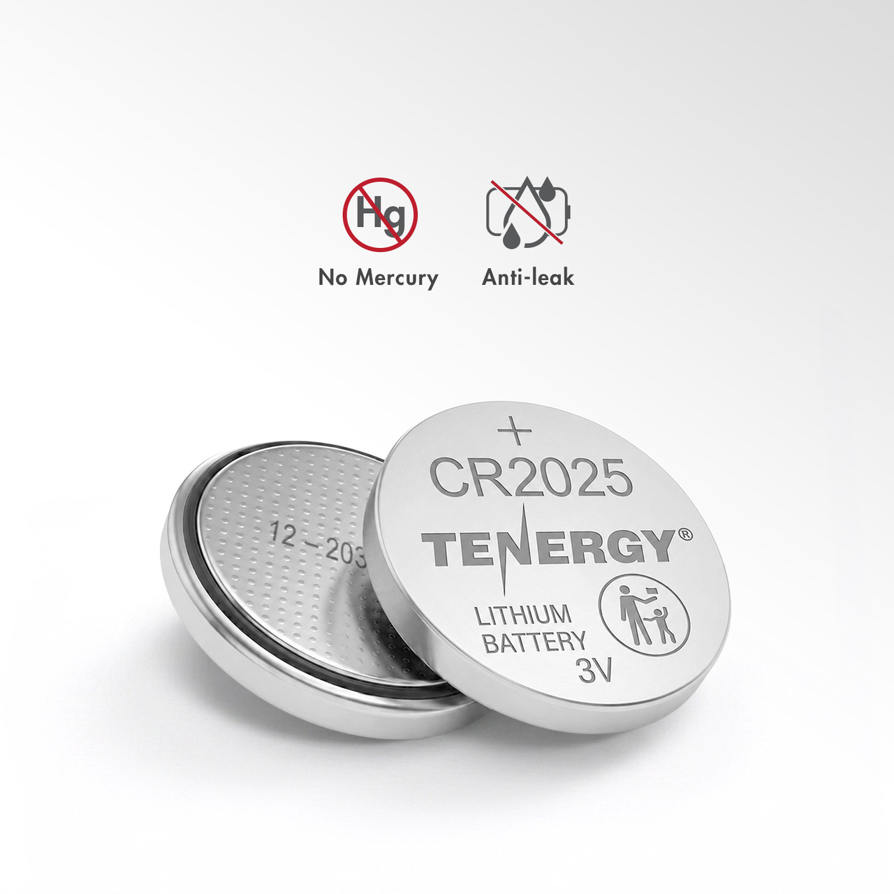 Mercury-free CR1225 3V batteries with an anti-leak design for environmentally conscious electronics users.