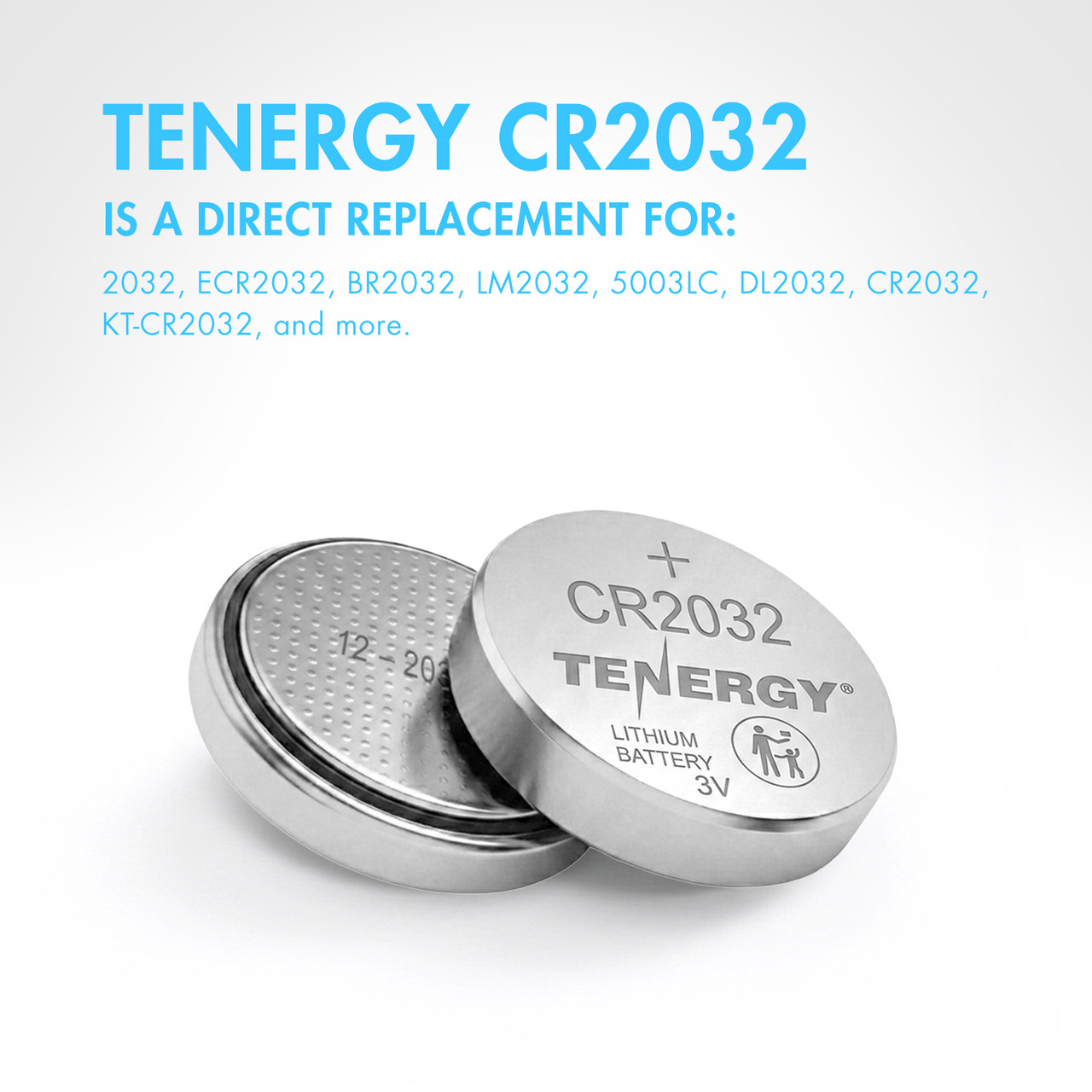 CR2032 battery replacements for DL2032 and ECR2032 models to provide high-capacity energy for various devices.