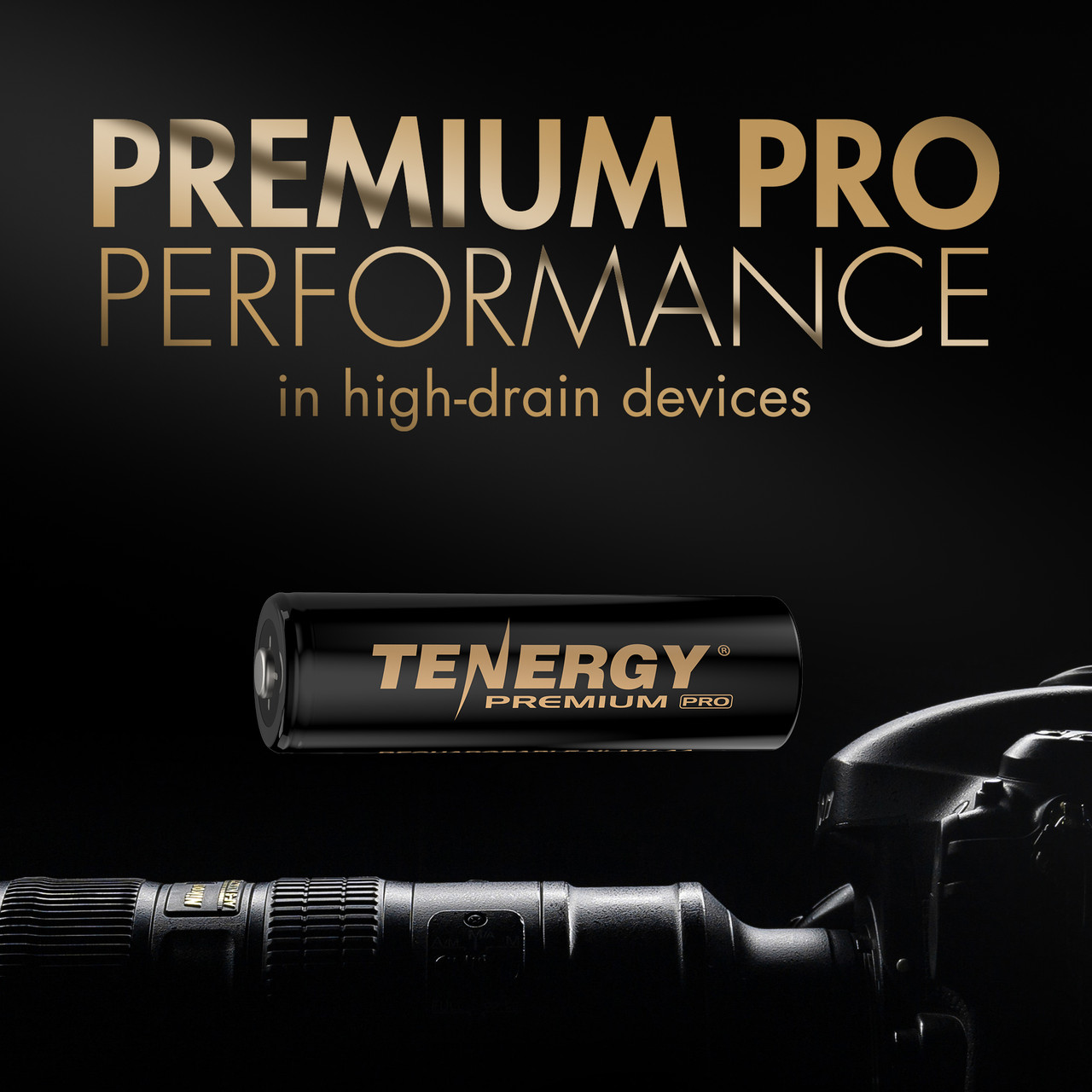 A premium NiMH AA battery delivers peak performance for photographers using professional camera equipment.