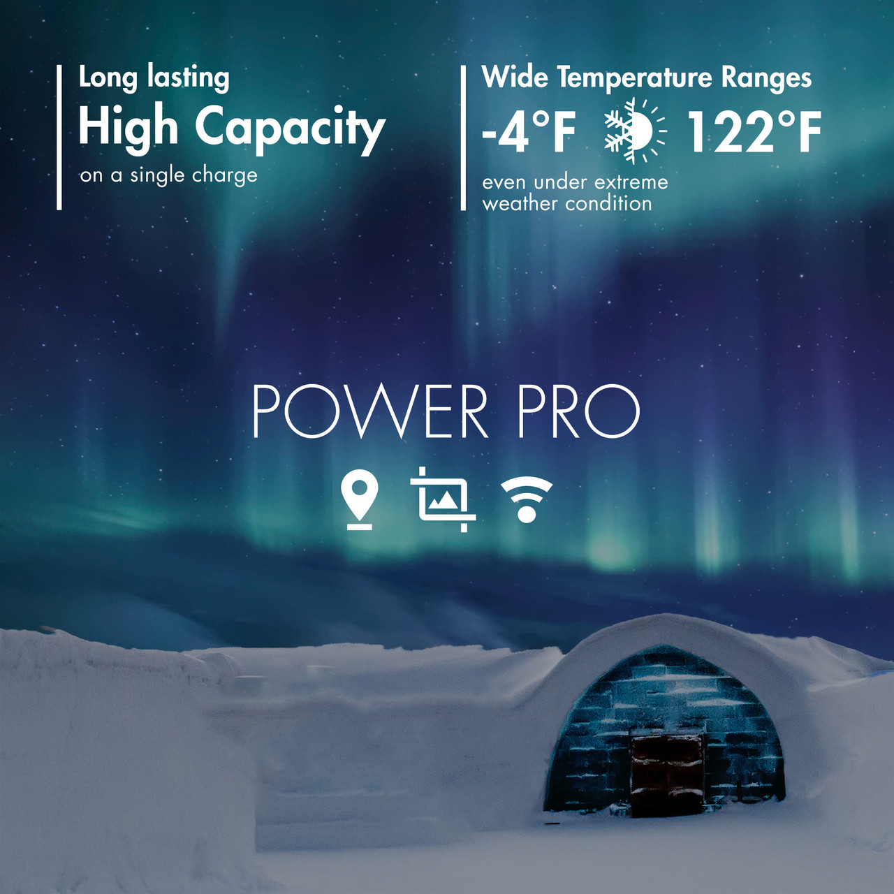 These high capacity AA batteries operate from -4°F to 122°F, making them ideal for outdoor adventure enthusiasts.