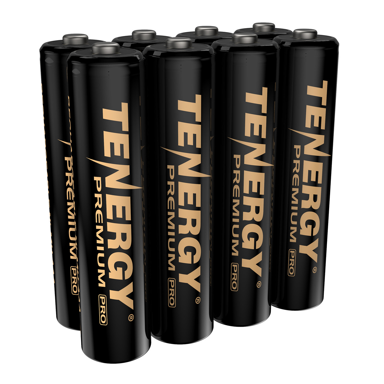 Tenergy Premium PRO Rechargeable AAA Batteries, High Capacity Low Self-Discharge 1100mAh NiMH AAA Battery, 8 Pack