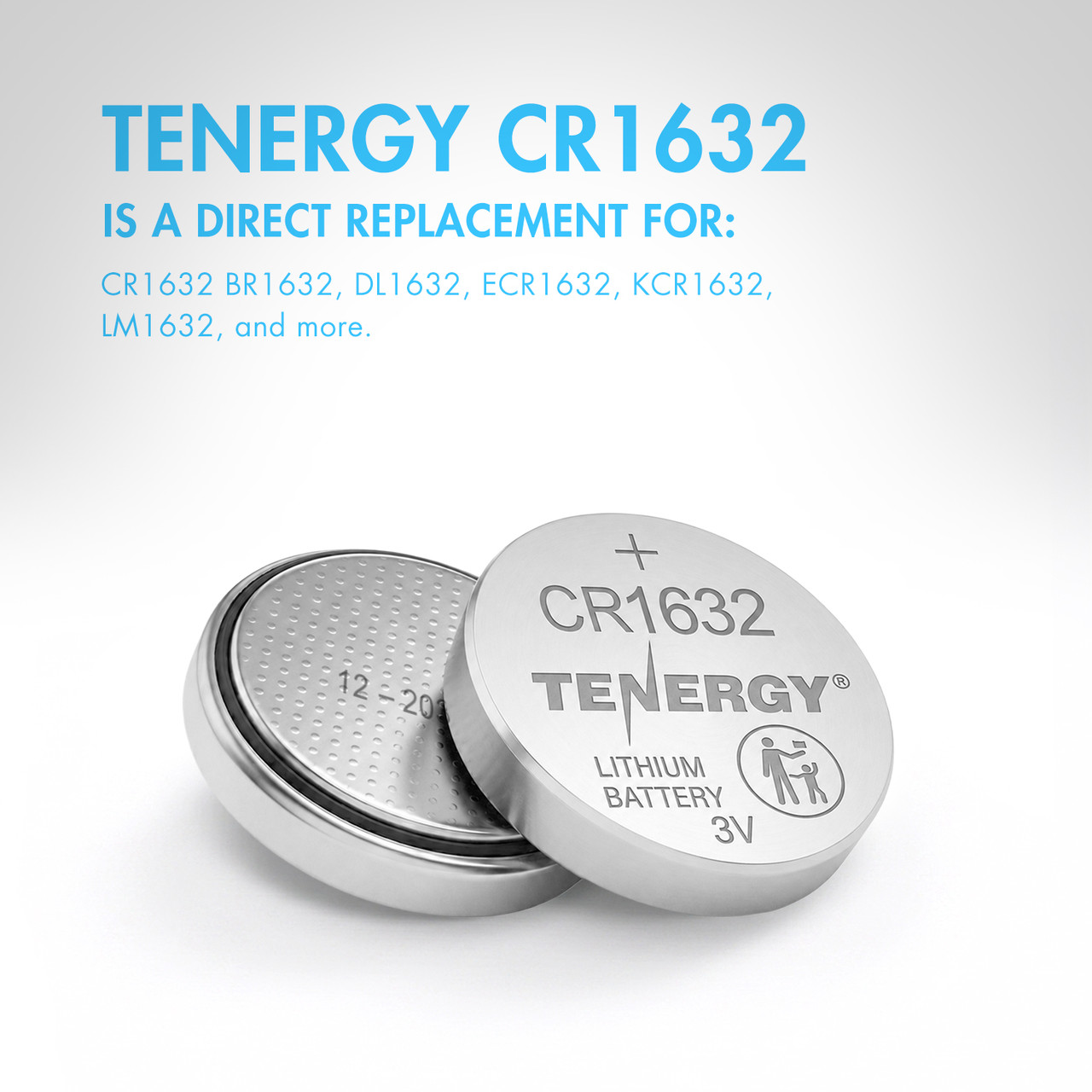 CR1632 battery replacements for DL1632 and ECR1632 models suitable for diverse handheld devices.