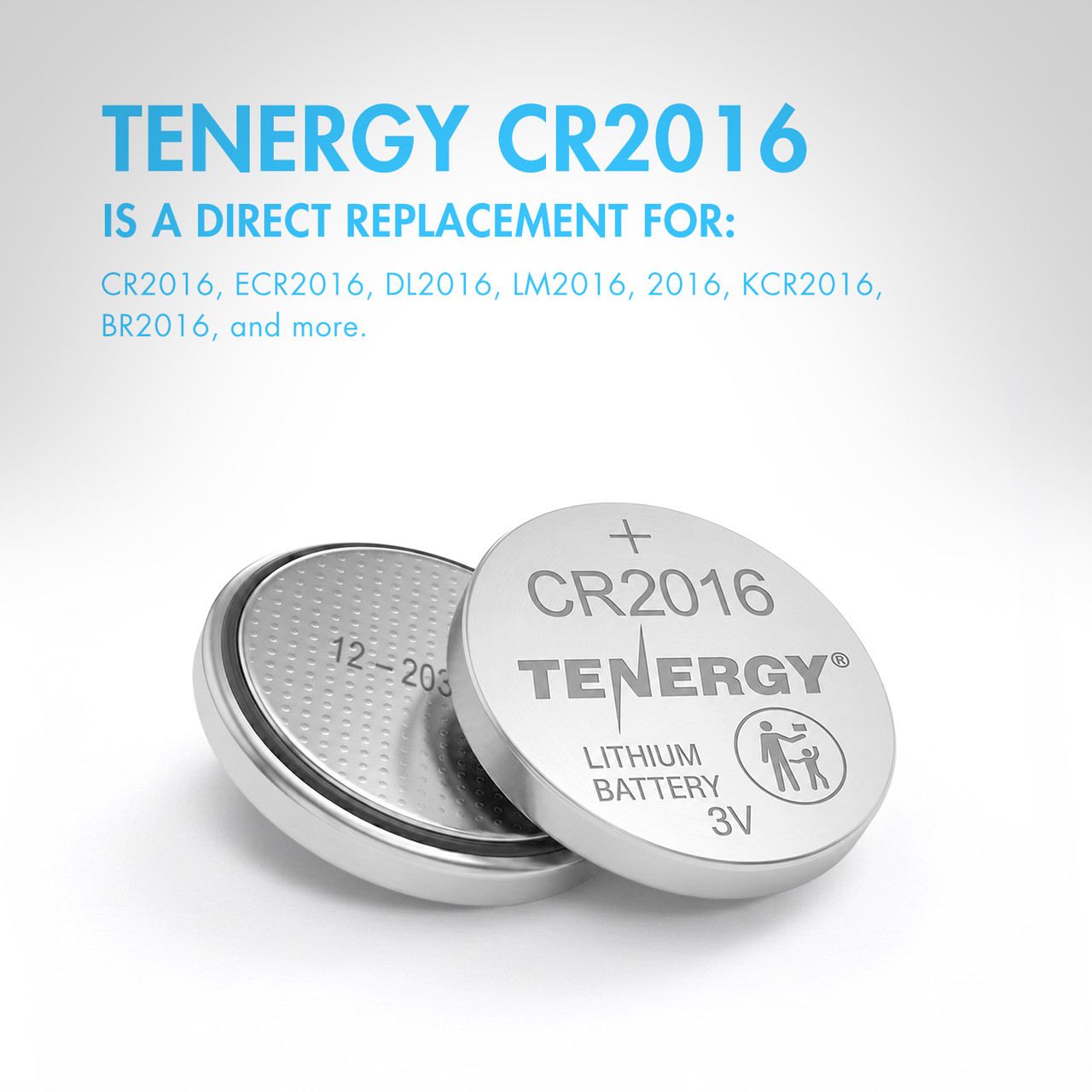 CR2016 battery replacements for DL2016 and ECR2016 models suitable for diverse handheld devices.