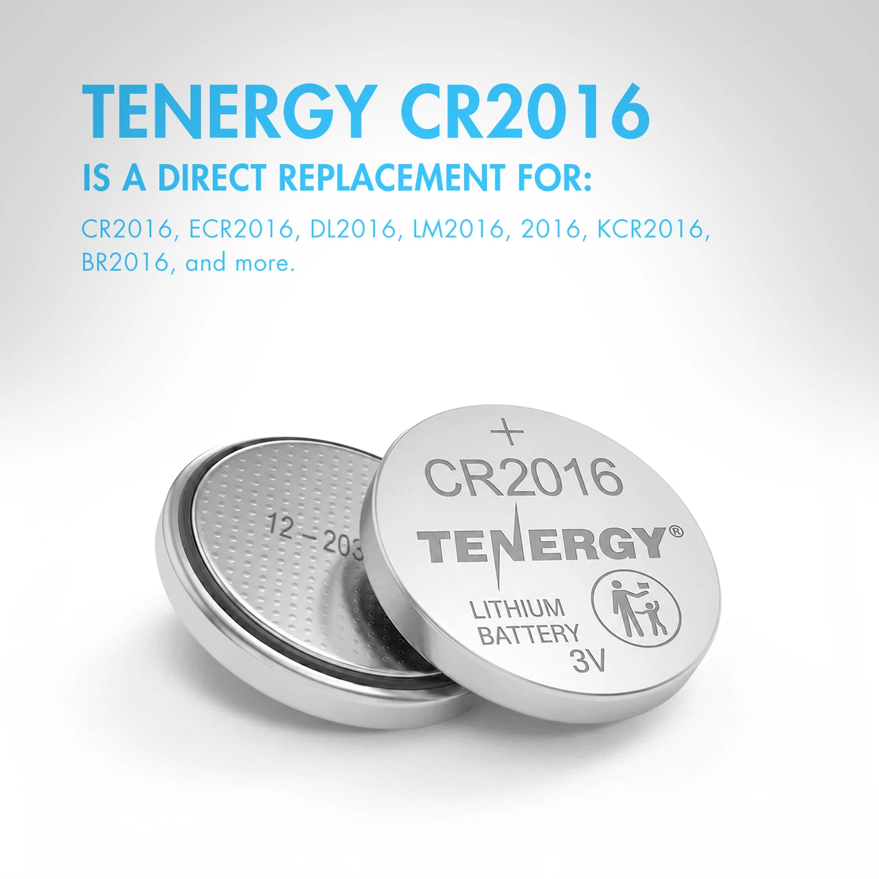 CR2016 battery replacements for DL2016 and ECR2016 models suitable for diverse handheld devices.