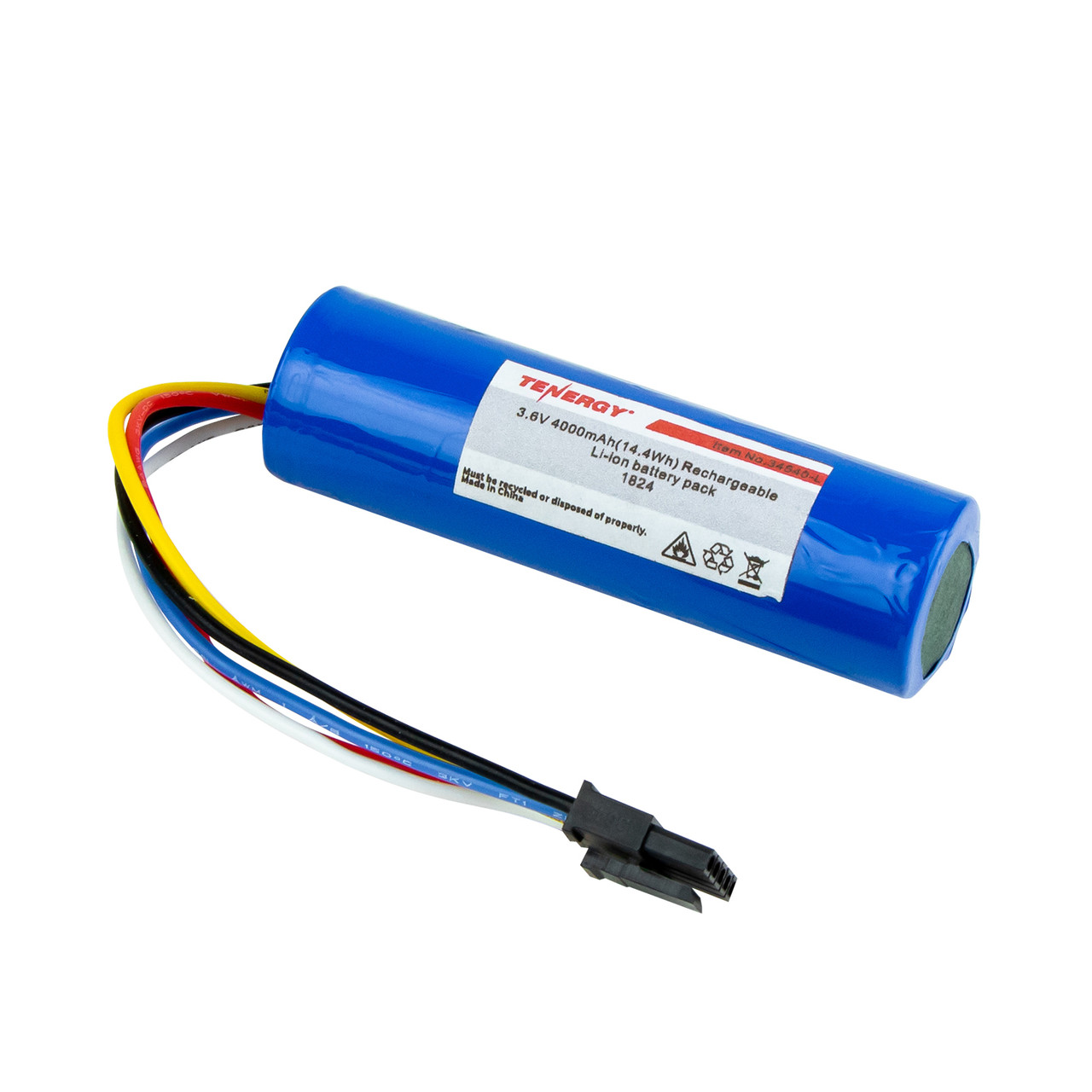 Tenergy 3.6V 5000mAh Li-ion 21700 battery with PCB (low