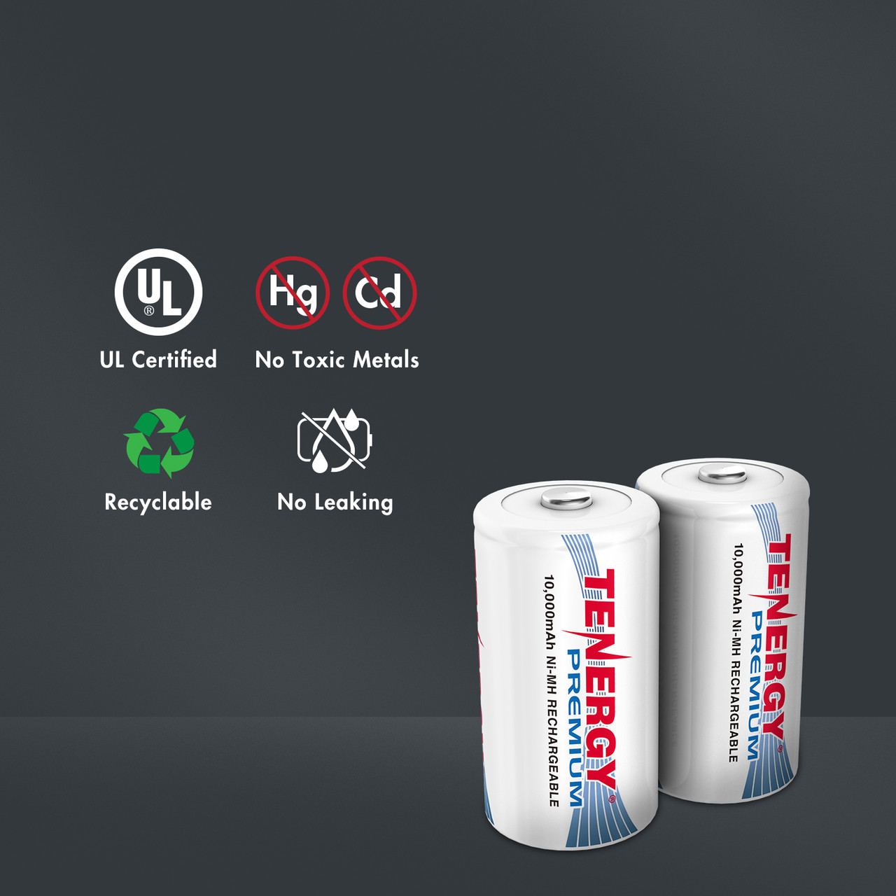 UL certified batteries featuring a leakproof design for eco-friendly shoppers prioritizing reliability.