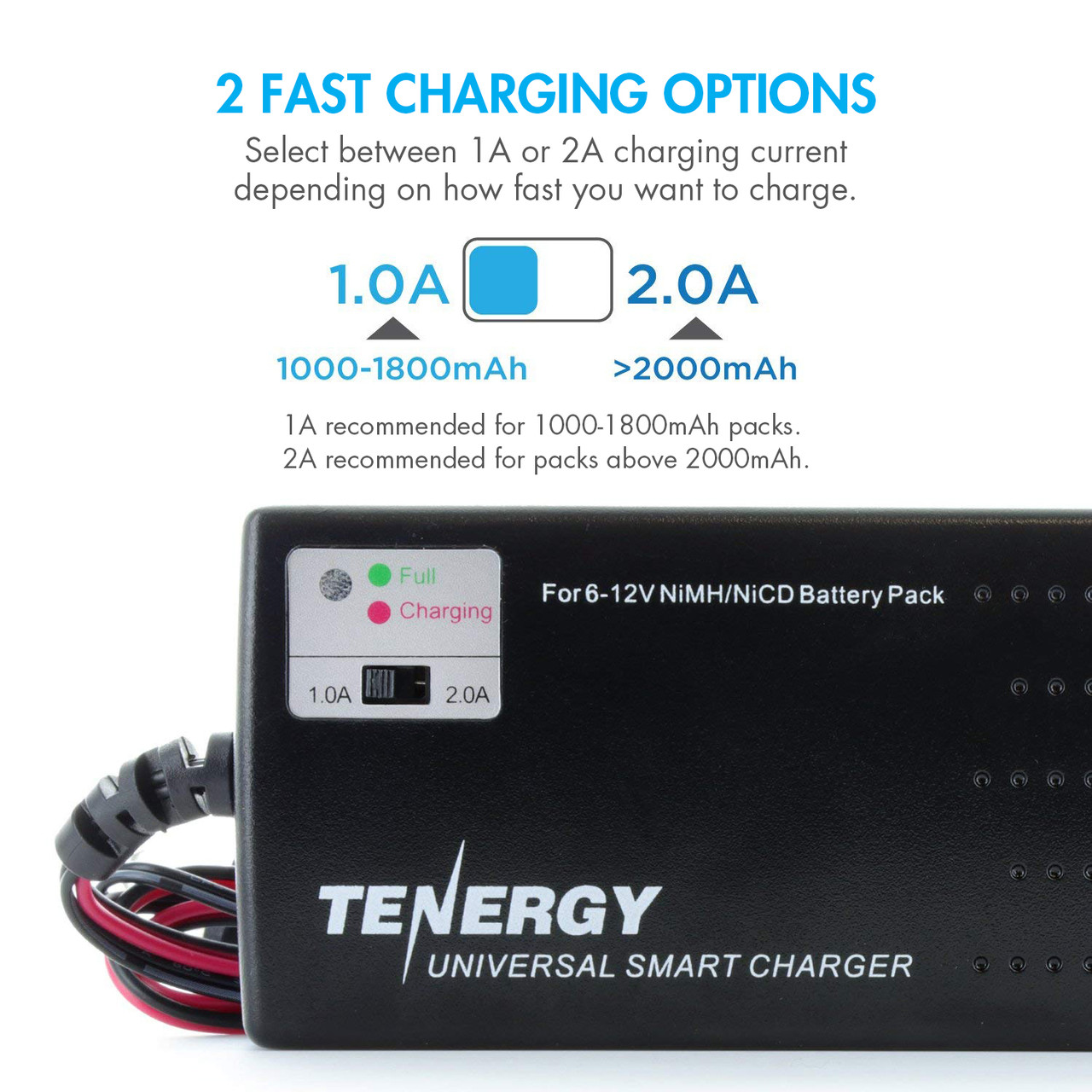 Combo: Tenergy Airsoft NiMH 8.4V 3800mAh Battery Pack with Tamiya  + Charger (#01025)