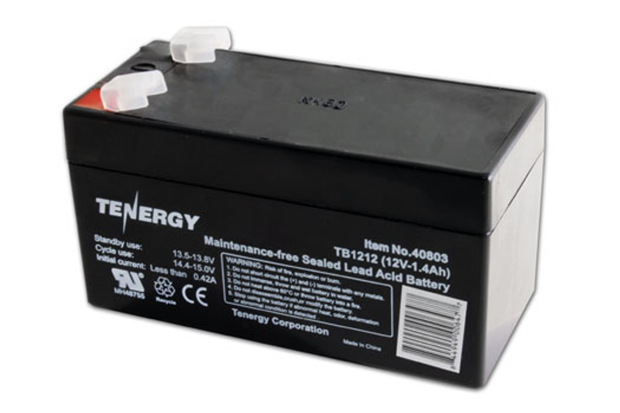 Tenergy 12V 1.4AH (TB1212) Maintenance-free Sealed Lead Acid (SLA) Battery