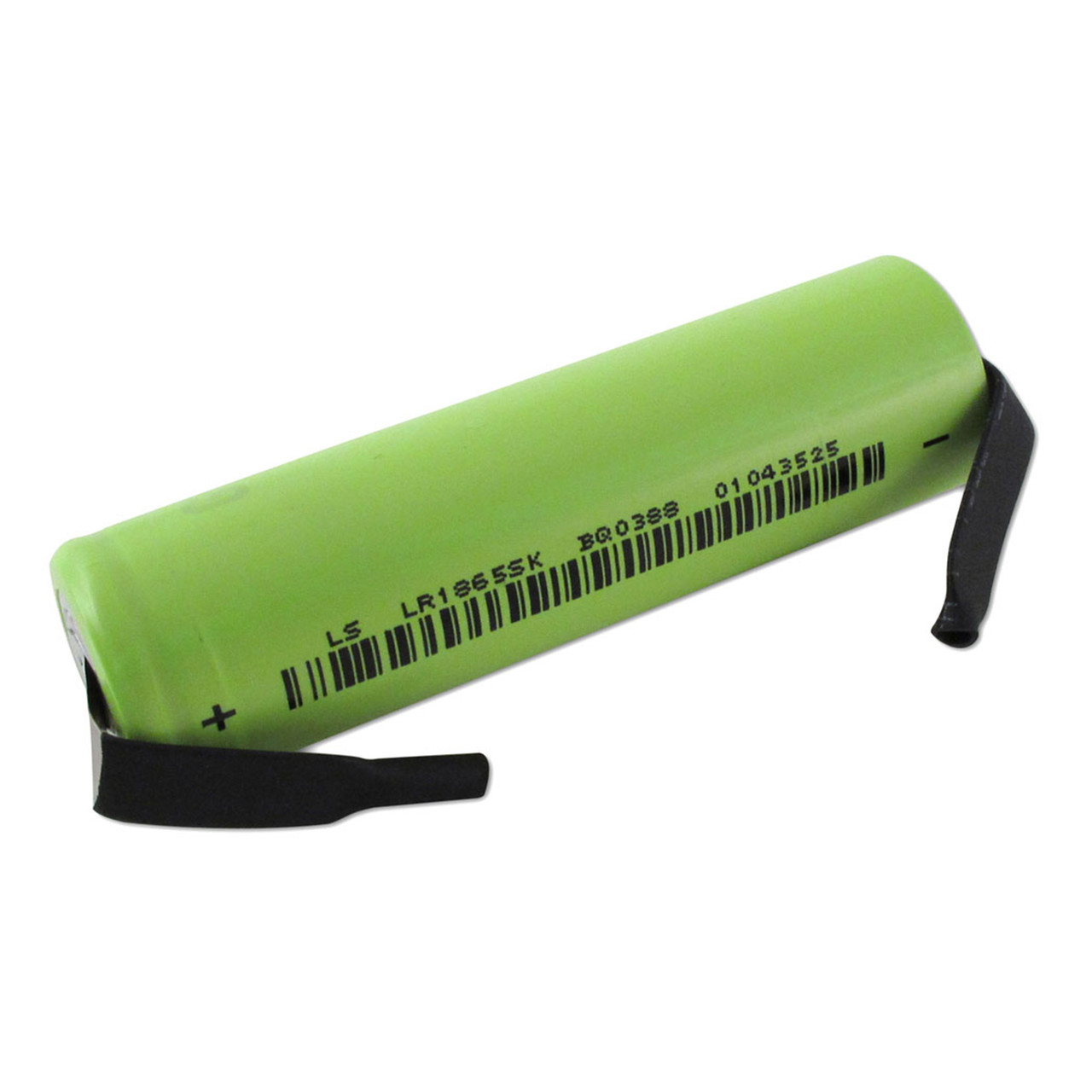 Tenergy Li-ion 18650 Cylindrical 3.65V 2600mAh Flat Top Rechargeable Battery-UL listed With Tabs