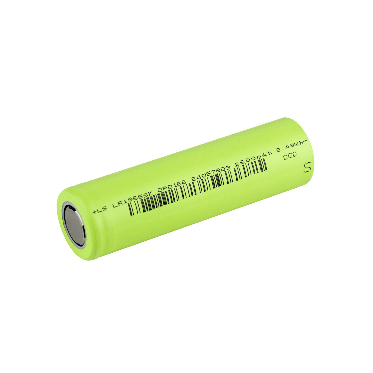 Tenergy Li-ion 18650 Cylindrical 3.65V 2600mAh Flat Top Rechargeable Battery-UL listed No Tabs