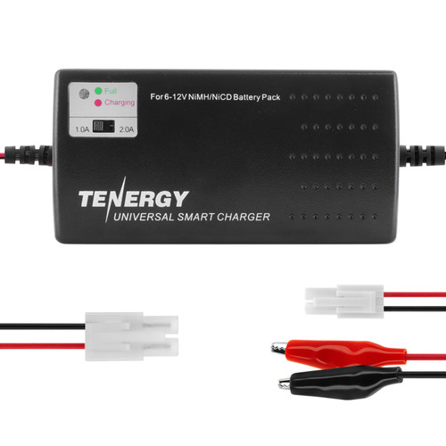 Tenergy Smart Universal Charger for NiMH and NiCd Battery Packs: 6V - 12V