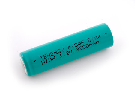 Tenergy 4/3 AF Size 3800mAh NiMH Rechargeable Battery No Tabs