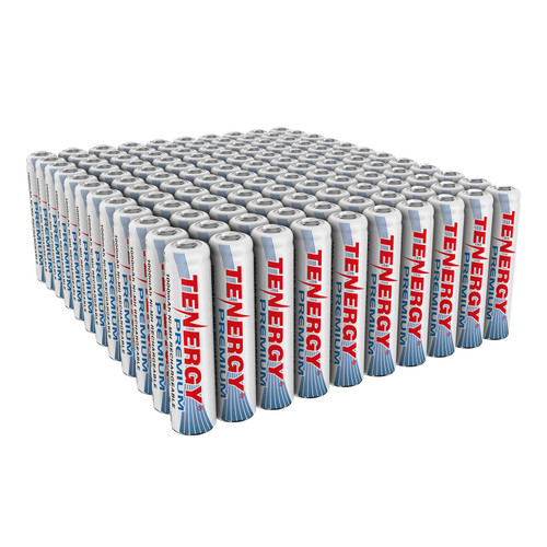 A bulk 120-count pack of premium NiMH batteries offers a long-lasting power solution for professional high-tech device users.
