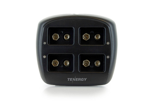 Tenergy 4-bay charging hub with secure snap-in terminals for professionals requiring reliable energy.