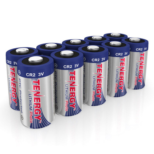 10 Pcs Tenergy Propel CR2 3V Lithium Battery with PTC Protection