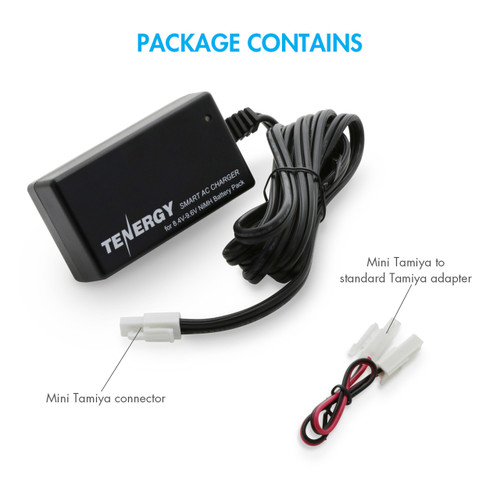 Tenergy Charger for 8.4V-9.6V NiMH Battery Pack Tamiya - Tenergy