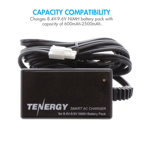 Tenergy Charger for 8.4V-9.6V NiMH Battery Pack Tamiya - Tenergy