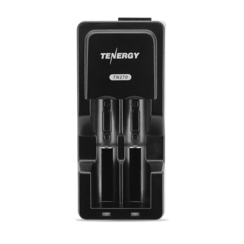 Tenergy TN270 Li-ion battery charger with two slots provides a dependable power source for high-drain electronics.