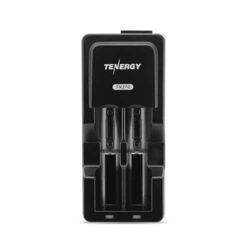 Tenergy TN270 Li-ion battery charger with two slots provides a dependable power source for high-drain electronics.