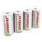 4 Pack Tenergy Centura NiMH C 1.2V 4000mAh Rechargeable Batteries