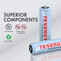 Combo: 22pcs Tenergy NiMH Rechargeable Batteries (8AA/8AAA/2C/2D/2 9V)